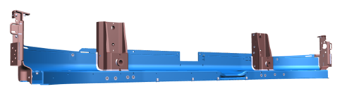 a blue and white electronic device