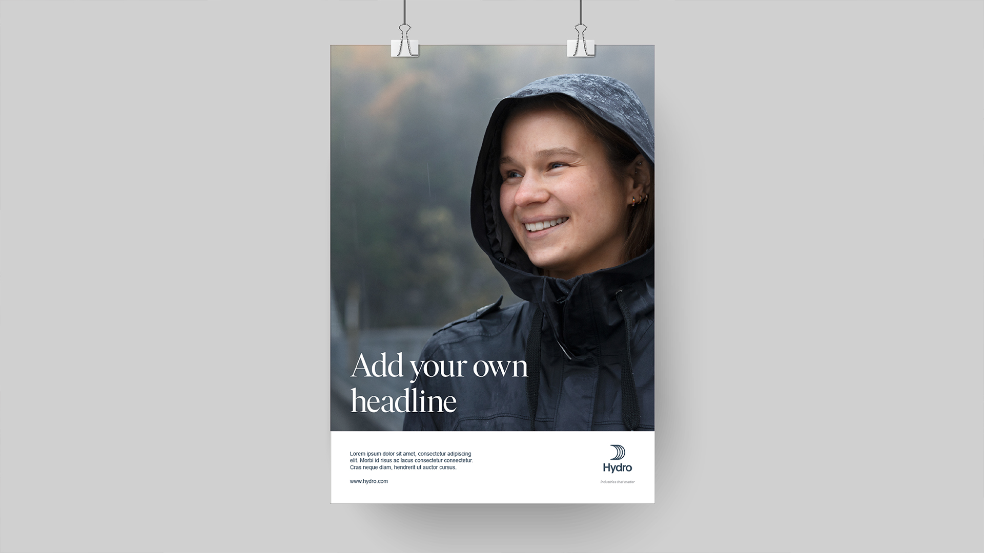 a person smiling for the camera