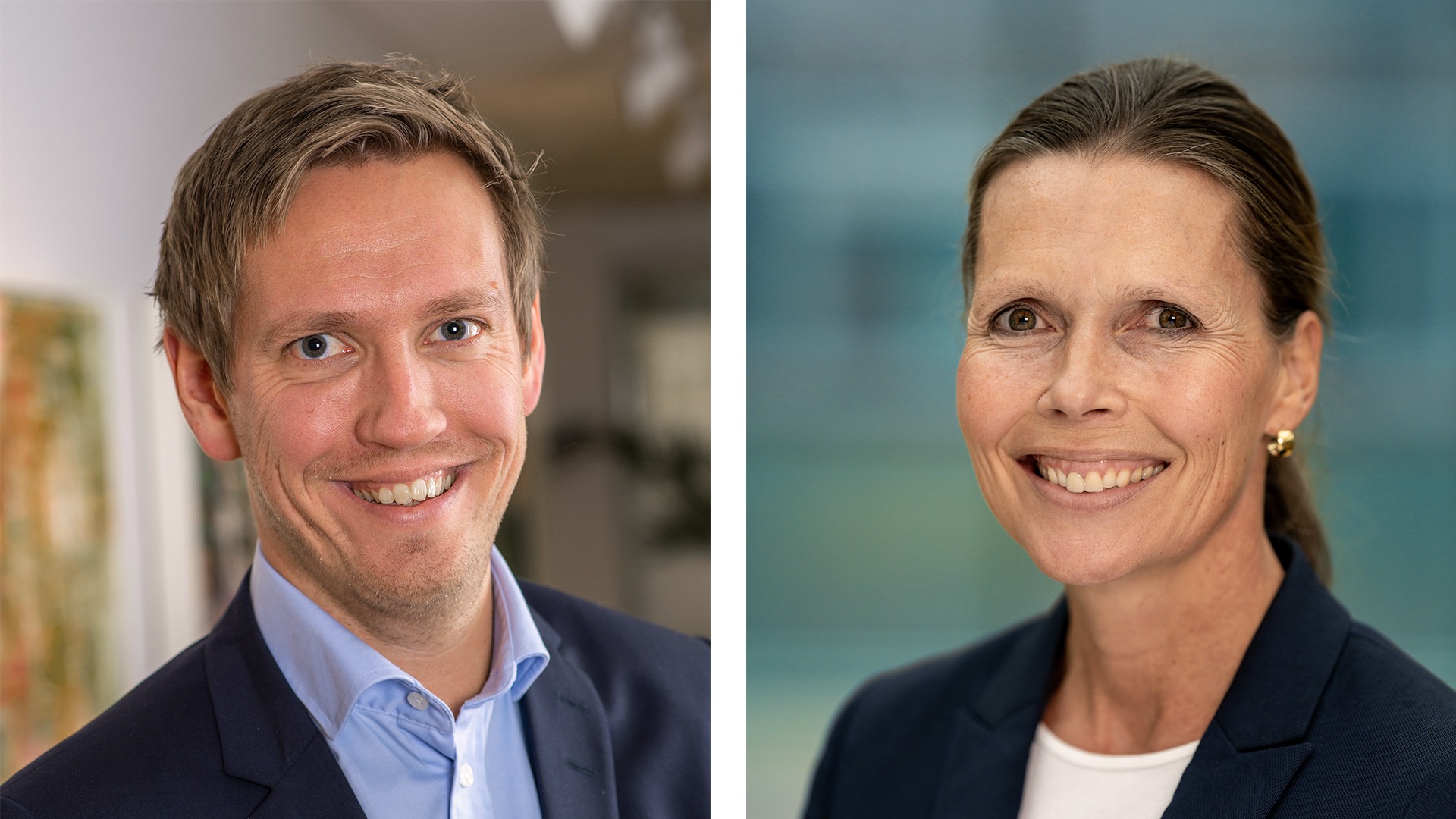 Olav Magnus Linge and Therese Rød Holm