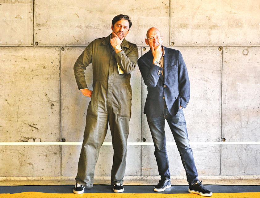 Thomas Cappelen Malling (til venstre) og Sjur Stangebye-Hansen deler en lidenskap for tid og klokker, og er duoen bak Radium Instruments.