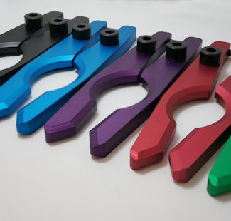 Aluminium with different surface treatments