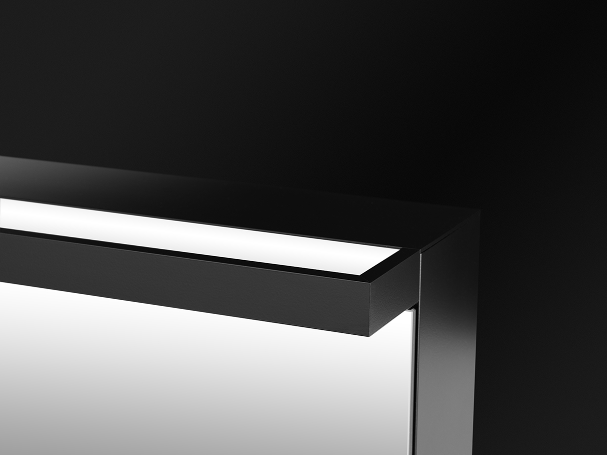 Profil eines Spiegelschrank von Schneider